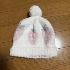 gelato pique ベビー帽子 いちご柄