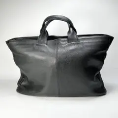 PORTER　トートバッグ　ブラックレザー　大容量　ビジネス