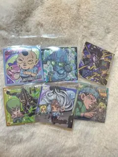 죠죠 の奇妙な冒険 ウエハース シール 6枚セット