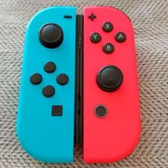 【美品純正完動品】任天堂Joy-Conコントローラー 青赤㉗
