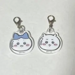 ちいかわレストラン　HOTなミニアクリルチャーム　ちいかわとハチワレ