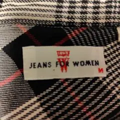 女士牛仔褲 男女通用 90年代復古格紋襯衫