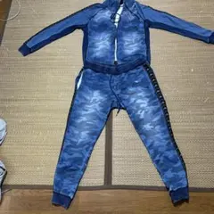 迷彩柄フルジップスウェットセット