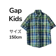 ギャップ キッズ GAP KIDS 半袖 シャツ 150cm チェック柄