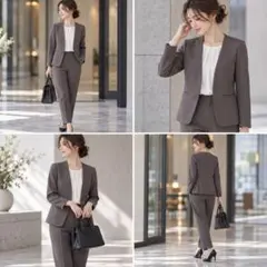 ANCHOR WOMAN PERSON'S 13号洗える ストレッチパンツスーツ - メルカリ