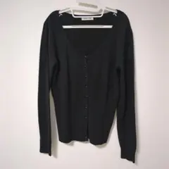 ニットカーディガン　ブラック　М