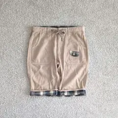 アメカジ ハーフパンツ L ベージュ チェック ギミックのサムネイル