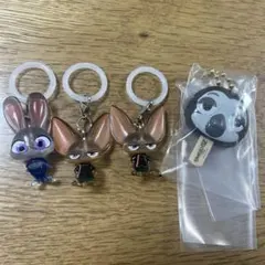 新品未使用　ズートピア　めじるしアクセサリー　　アイスキャンディーチャーム　4点