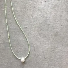フォリフォリ クリオブルーコラボビーズネックレス 限定品 シルバー 