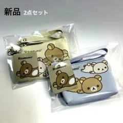 新品 リラックマ リール付き パスケース　コインケース コリラックマ　定期入れ