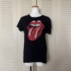 Rolling Stones キラキラ　スパンコール　y2k 海外ガール ロック