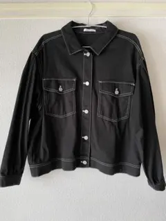 OLIVE des OLIVE デニムジャケット ブラック