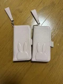 ウサギ耳デザイン手帳型iPhoneケース　11pro 2個セット