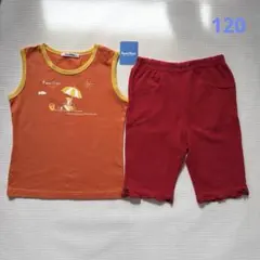 ファミリア トップス 膝丈パンツ 2枚セット 120