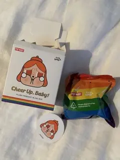 POP MART Cheer Up, Baby! ぬいぐるみ　オレンジ