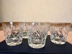 カットクリスタルロックグラス5個セット