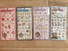 スヌーピー　ぷくぷくシール４枚おまとめ