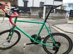 Bianchi Merlo ミニベロ 小径車 グリーン(シートポスト固着) - メルカリ