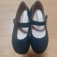 デビロック ブラックフォーマルシューズ 18cm