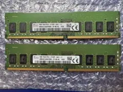 SKHynix DDR4 8GB×2枚 計16GB PC4-2400T - メルカリ
