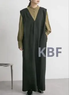 【KBF】ケービーエフ スエード サロペット