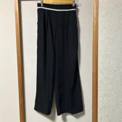 INTER PLANET 黒 ワイドパンツ