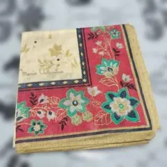 マリオバレンチノ　レディースハンカチ　新品未使用　ロゴ入り