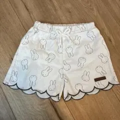 petit main ミッフィー柄ショートパンツ白