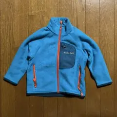 美品　モンベル　mont-bell キッズ　ジャケット　クリマプラス 90のサムネイル