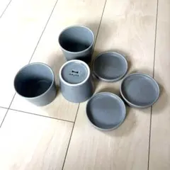 【値下げ】BRUNO ブルーノ　セラミックカップ&プレート　3セットのサムネイル