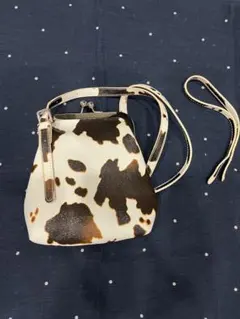 アニマル柄がま口ショルダーバッグ