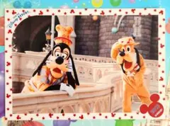ディズニー　スペフォ　原版　『ディズニーランド 30周年』グーフィー　プルート