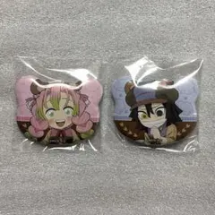 鬼滅の刃 ufotable 実りの秋まつり 缶バッジ 甘露寺蜜璃 伊黒小芭内