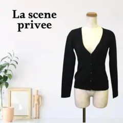 zk172【M】La scene privee 無地 Vネック 長袖のサムネイル