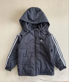 adidas 中綿パデッド ジャケット ブルゾン ジャンパー黒 130