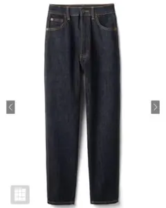 テーパードデニムパンツ[cu382]M