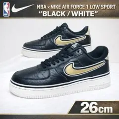 【26cm】NBA×NIKE/AIR FORCE 1 LOW/SPORT/黒白
