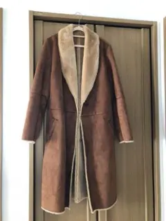 ムートンコート ロングコート