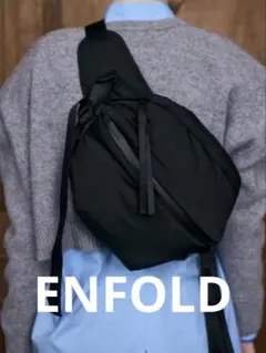 エンフォルド　ショルダーバッグ　黒 ENFOLD - エンフォルド ショルダーバッグ 黒の通販 by りんご's shop