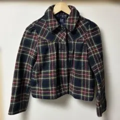 GAP チェック柄ショートジャケットのサムネイル