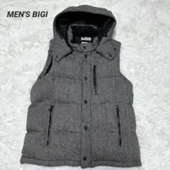【メンズビギ】/MEN'S BIGI/防寒ベスト/千鳥格子/トップス/秋冬