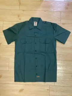 Dickies 半袖シャツ S ダークグリーン