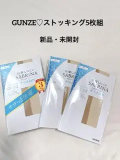 グンゼ　GUNZE サラっとDRY L 5足セット