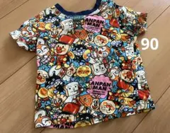 アンパンマン　tシャツ　半袖　総柄
