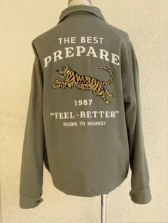 POWER TO THE PEOPLE ドリズラージャケット 虎刺繍入り