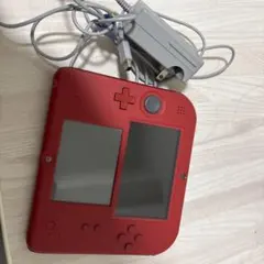 Nintendo 2DS レッド 本体 充電器付き