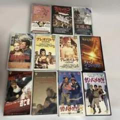 洋画　邦画 VHS ビデオテープ 11本セット　まとめ売り　釣りバカ日誌　ビデオ