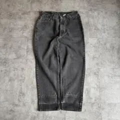 【W31 L34】00s USA製 levi's ブラック 550