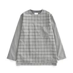 【新品未使用】15AW BI-COLOR CHECK SHIRTS TEEのサムネイル