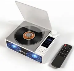 CDプレーヤー Bluetooth5.0送受信対応 ステレオスピーカー内蔵